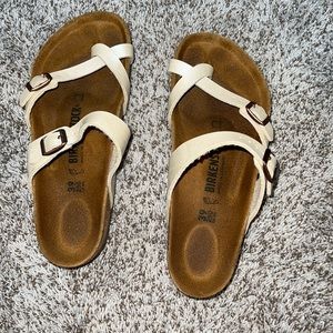lightly worn Birkenstocks